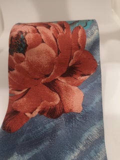 Kenzo Vintage mehrfarbige Seidenkrawatte