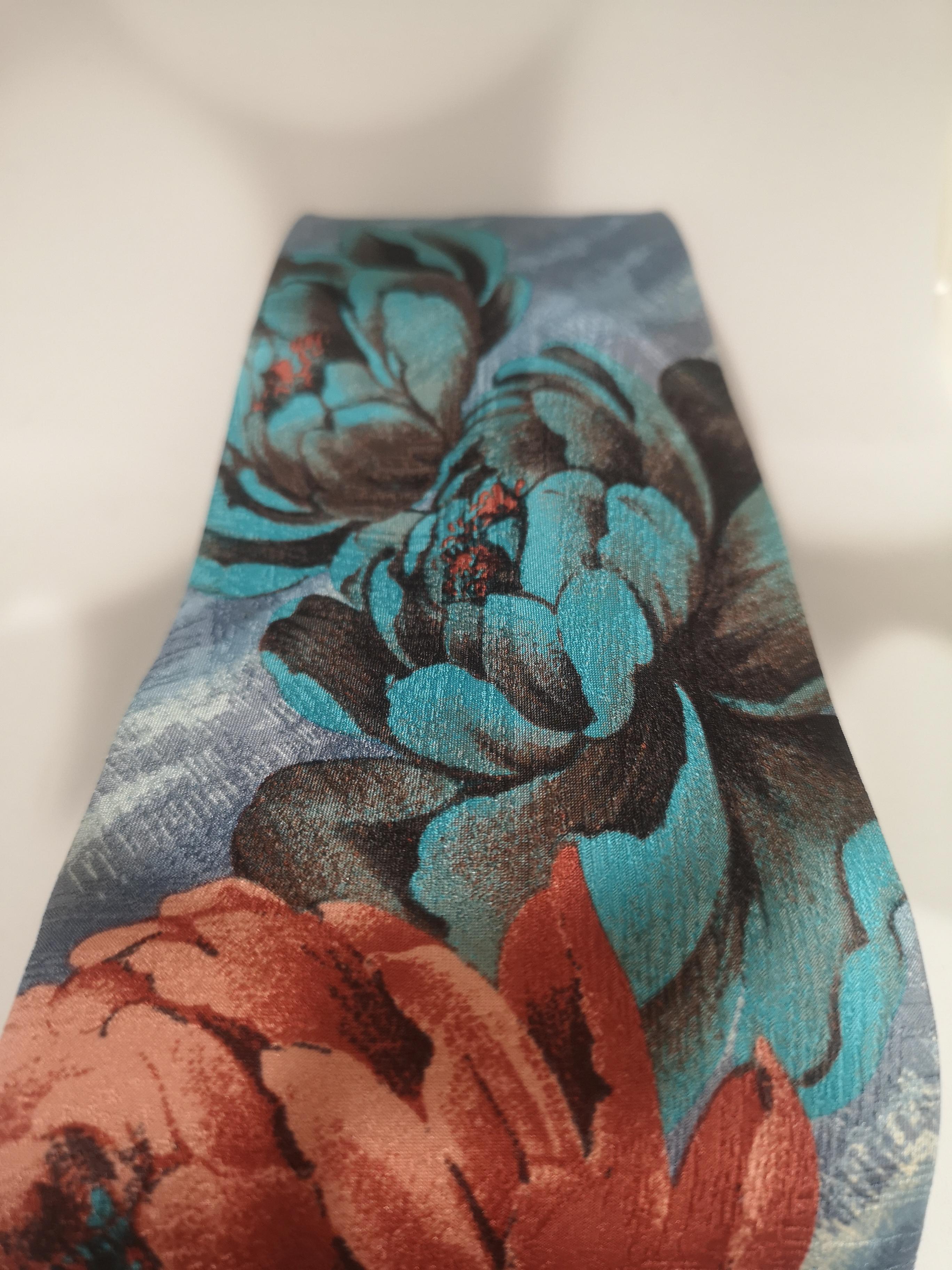 Women's or Men's Kenzo Vintage multicoloured silk tie