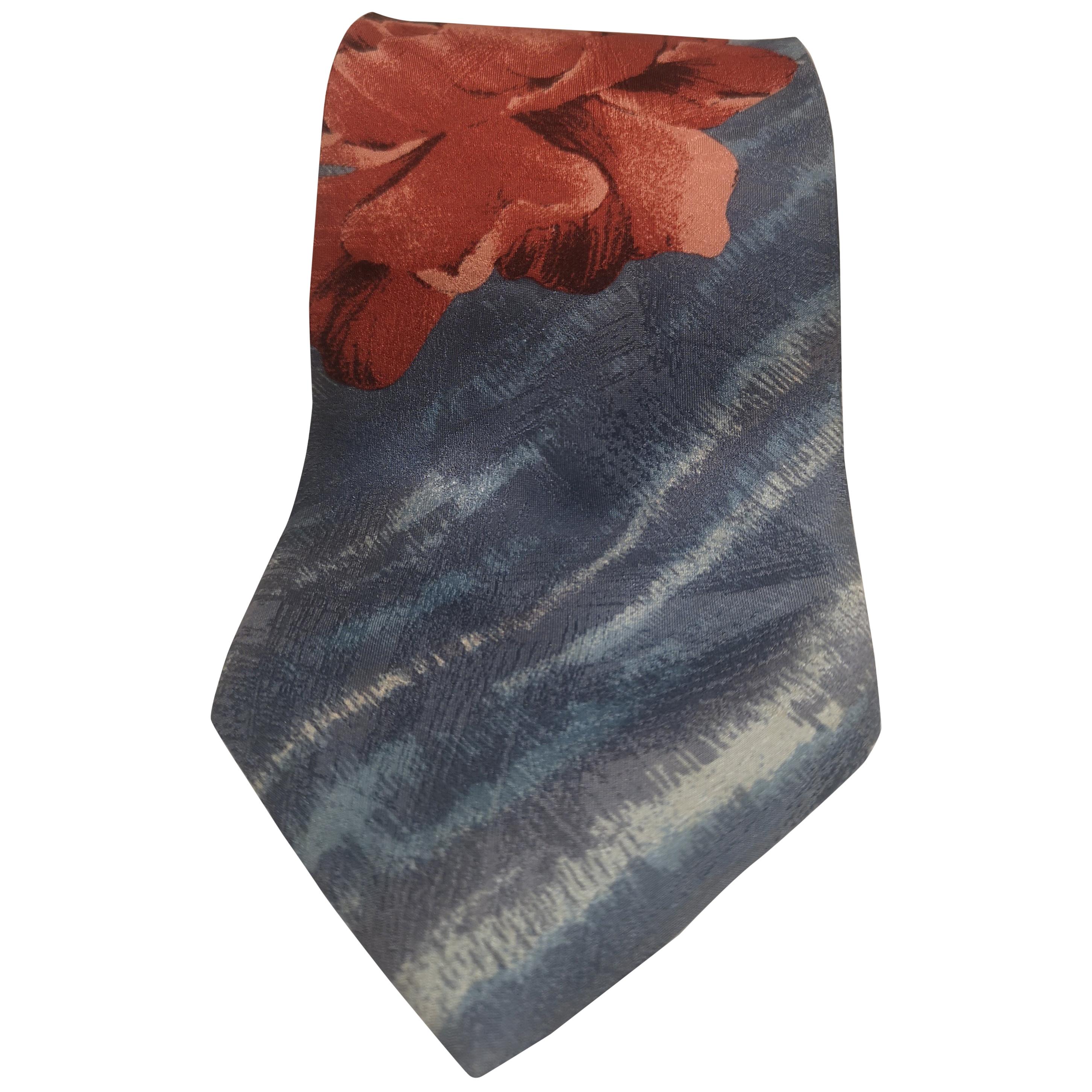 Kenzo Vintage multicoloured silk tie