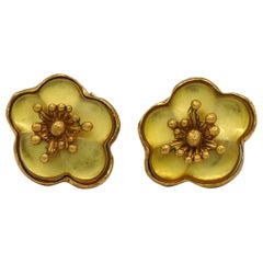 Pendientes de resina con clip KENZO Vintage Flower