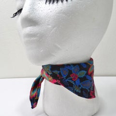 Kenzo Vintage Silk Printed Scarf