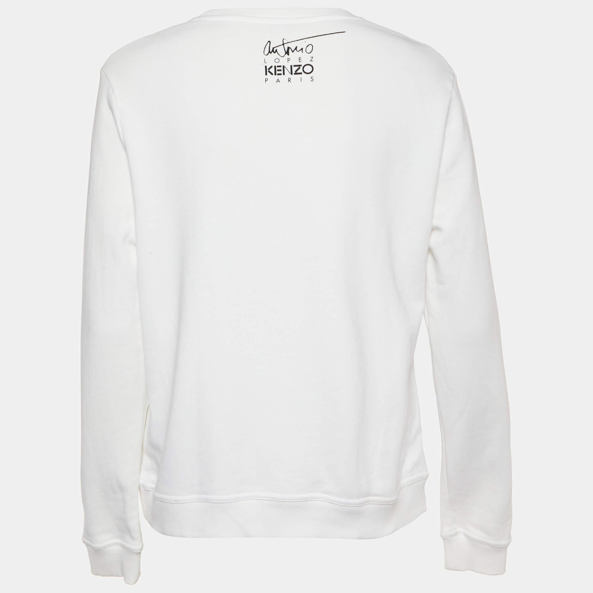 Whether you want to go out on casual outings with friends or just want to lounge around this sweatshirt is a versatile piece and can be styled in many ways. It has been made using high grade materials and the creation will go well with basic denim