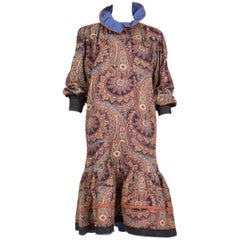 Kenzo Wool Paisley Dress by Kenzo Tagada