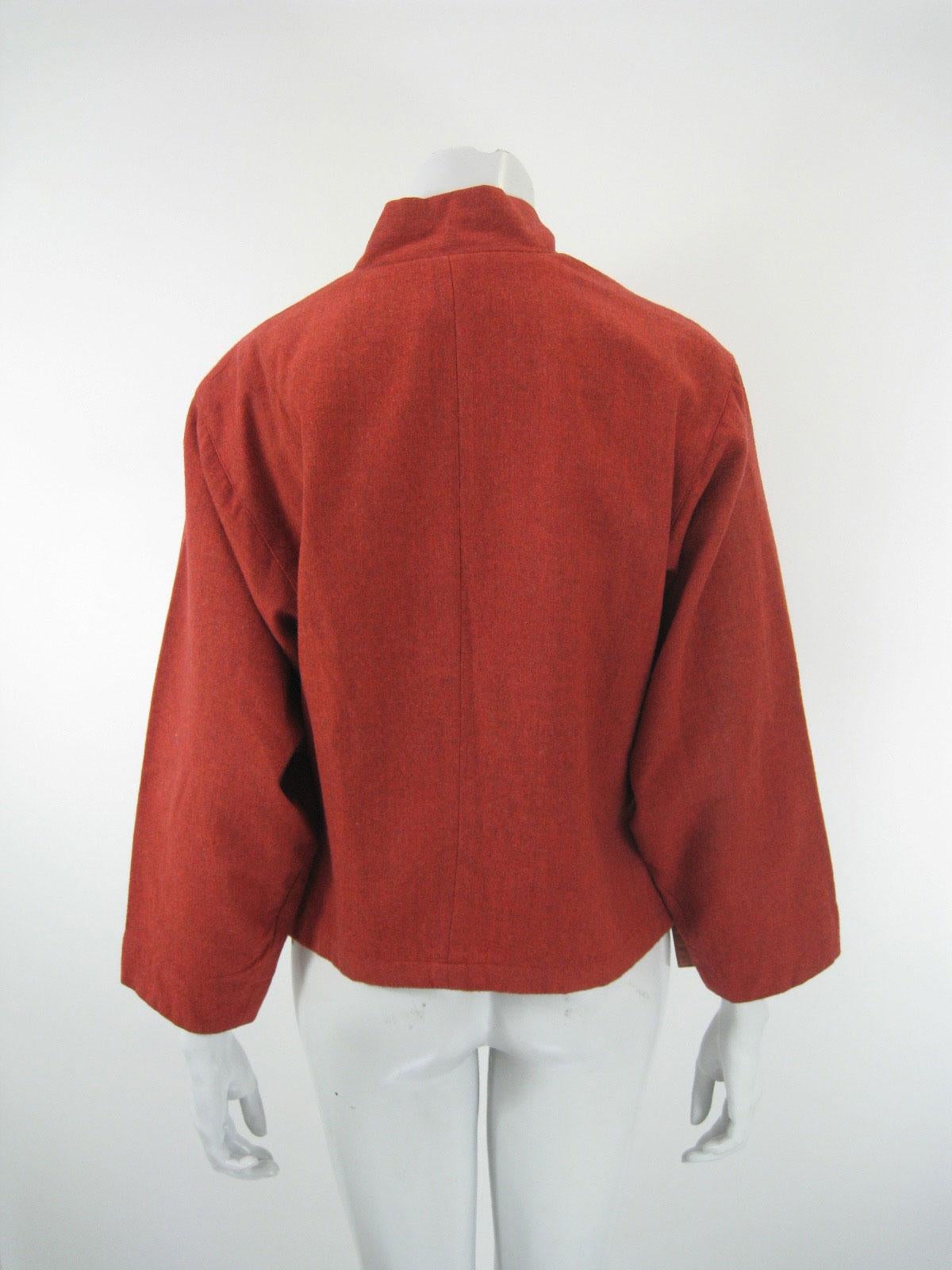 Women's or Men's Kenzo Wool Wrap Kimono Jacket
