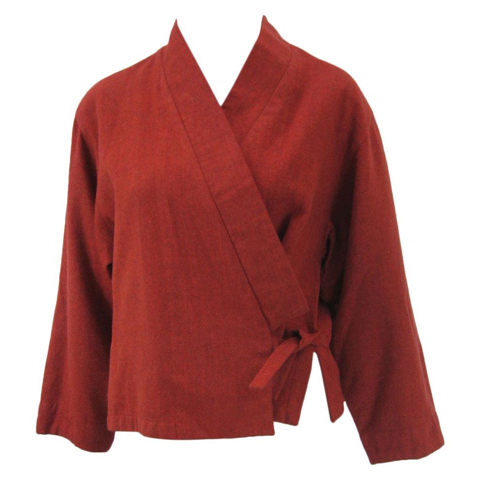 Kenzo Wool Wrap Kimono Jacket