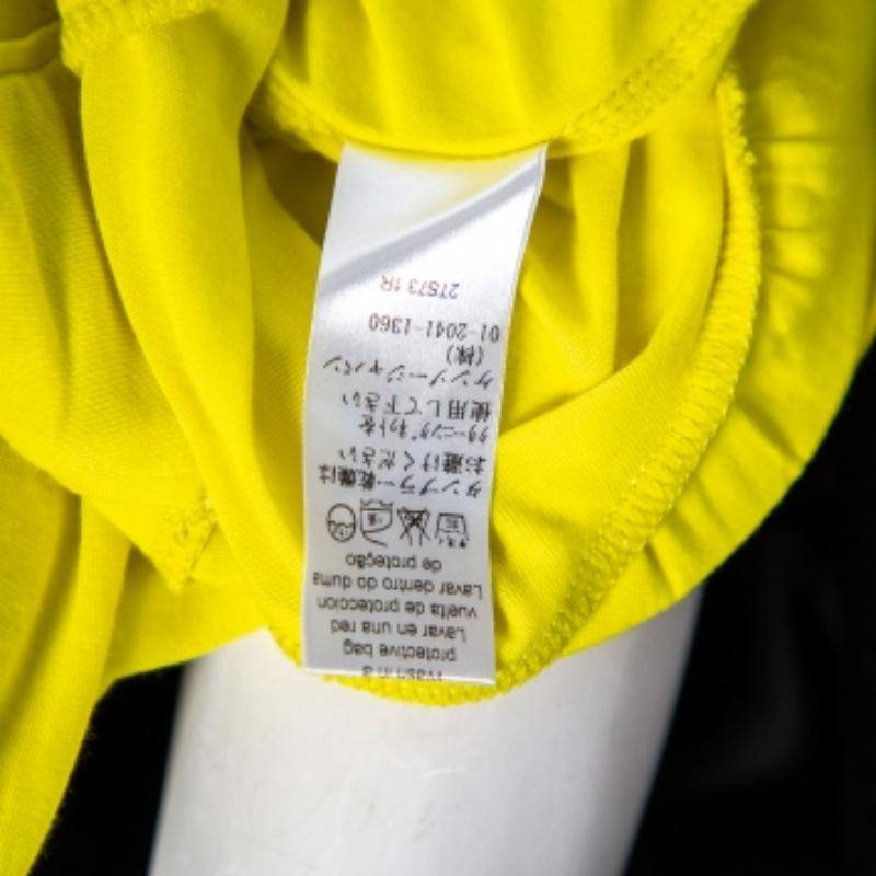 Kenzo - Maglietta a collo alto in maglia gialla - S In condizioni ottime a Dubai, Al Qouz 2