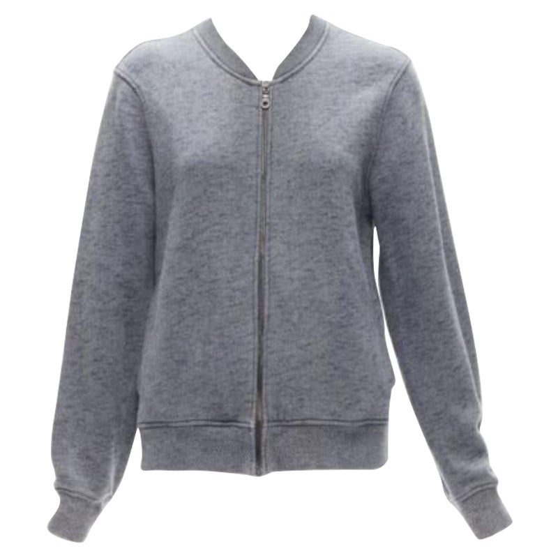 KENZO gelbe orientalische Tiger-Bomberjacke aus Baumwolle mit Stickerei auf der Rückseite in Grau, M im Angebot