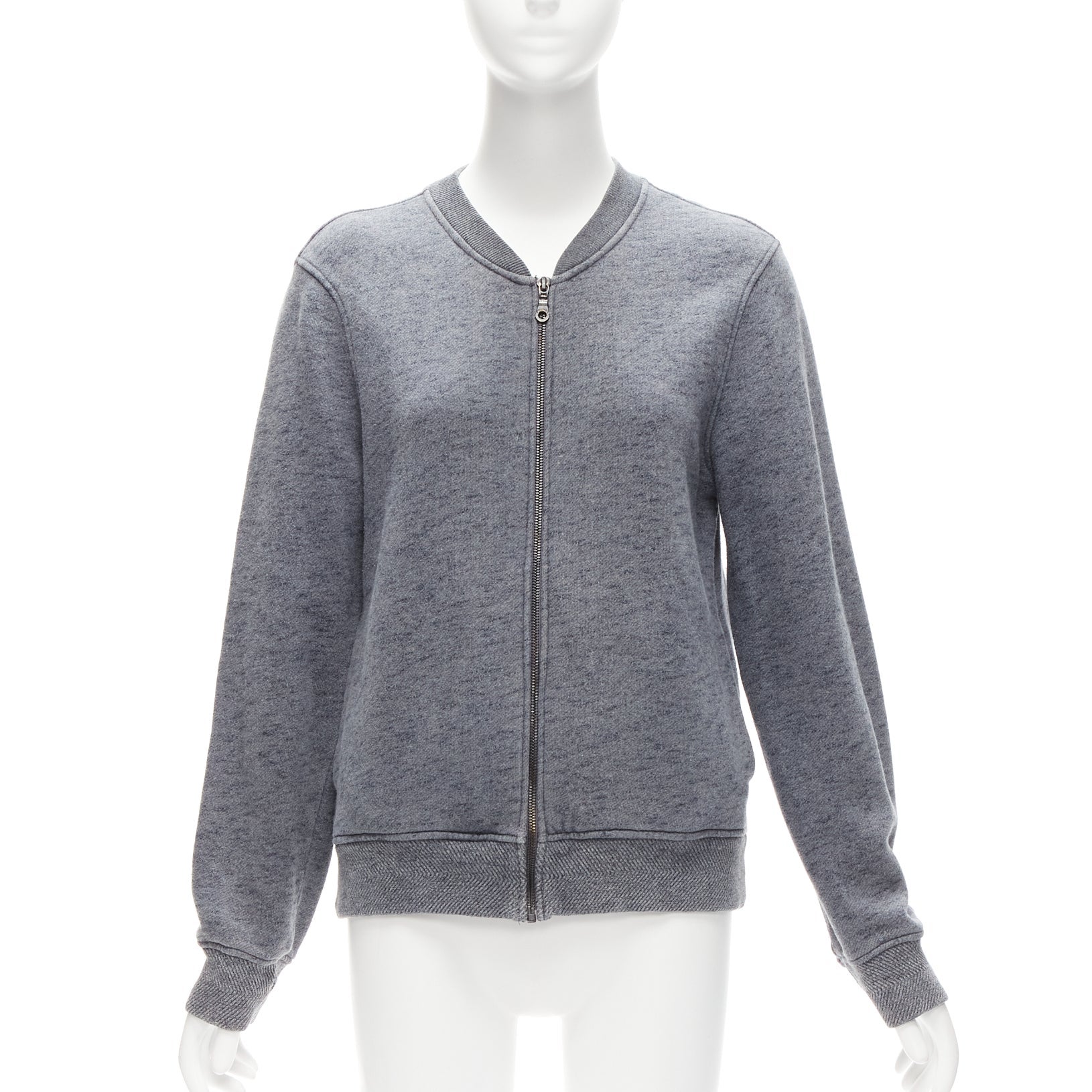 KENZO amarillo oriental Tigre bordado espalda chaqueta bomber de algodón gris M en venta