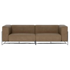 Kepler 22 Leather 2 Seater Sofa by spHaus