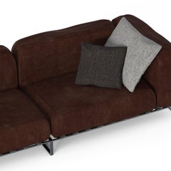 Sofá de 3 plazas Kepler 22 de terciopelo by spHaus