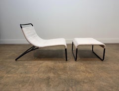 Keppel Green Style Outdoor Lounge Chair and Ottoman