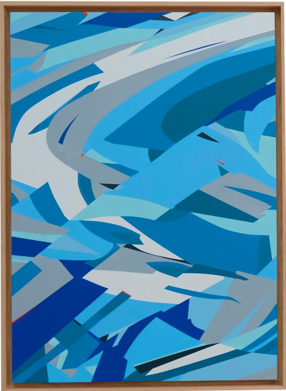 Diptyque Untitled 047 & 048 par Kera - Abstraction géométrique contemporaine en vente 3