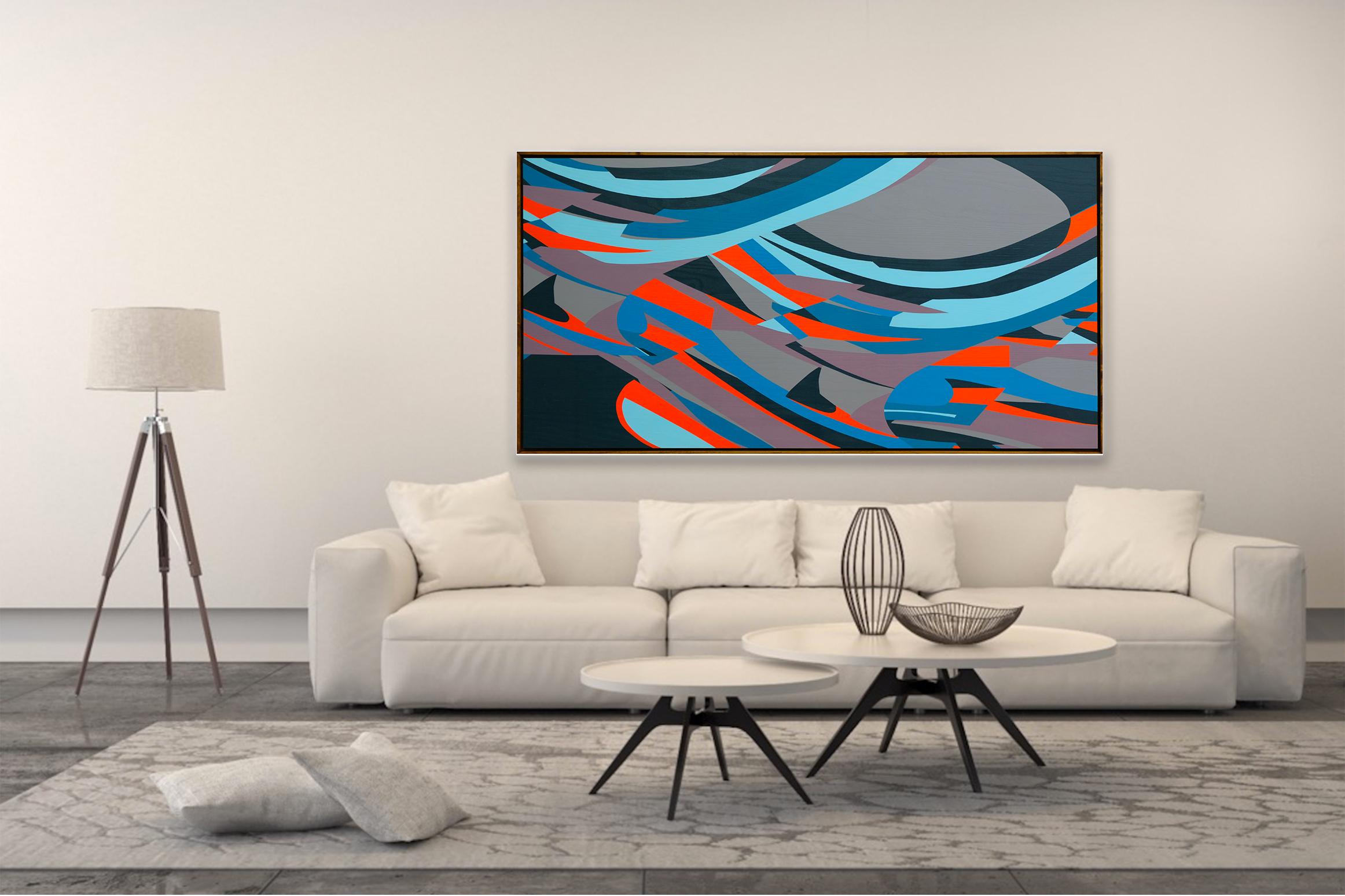 Untitled 045 by Kera - Contemporary Geometric Abstraction with black and white For Sale 1
