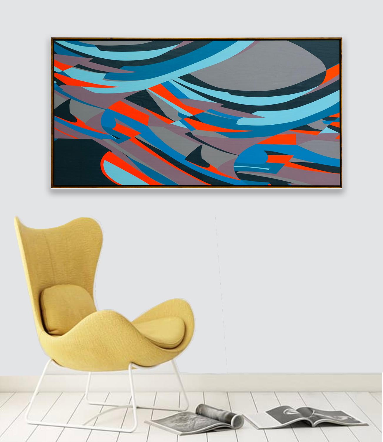 Untitled 045 by Kera - Contemporary Geometric Abstraction with black and white For Sale 4