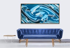 Untitled 046 di Kera - Astrazione geometrica contemporanea in bianco e nero