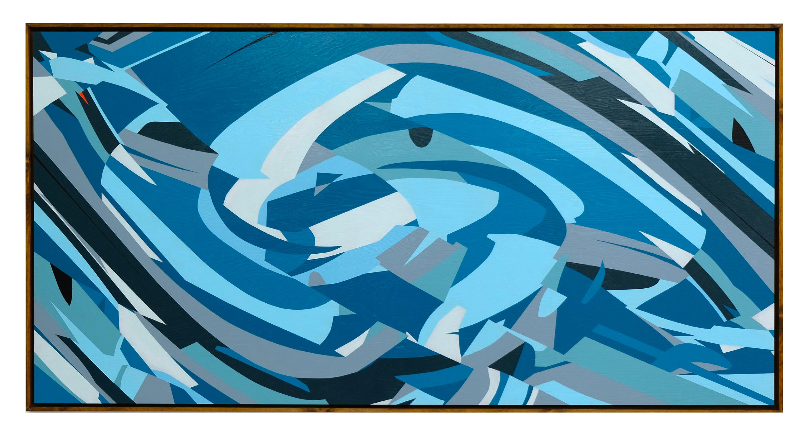 Untitled 046 by Kera - Contemporary Geometric Abstraction with black and white For Sale 5