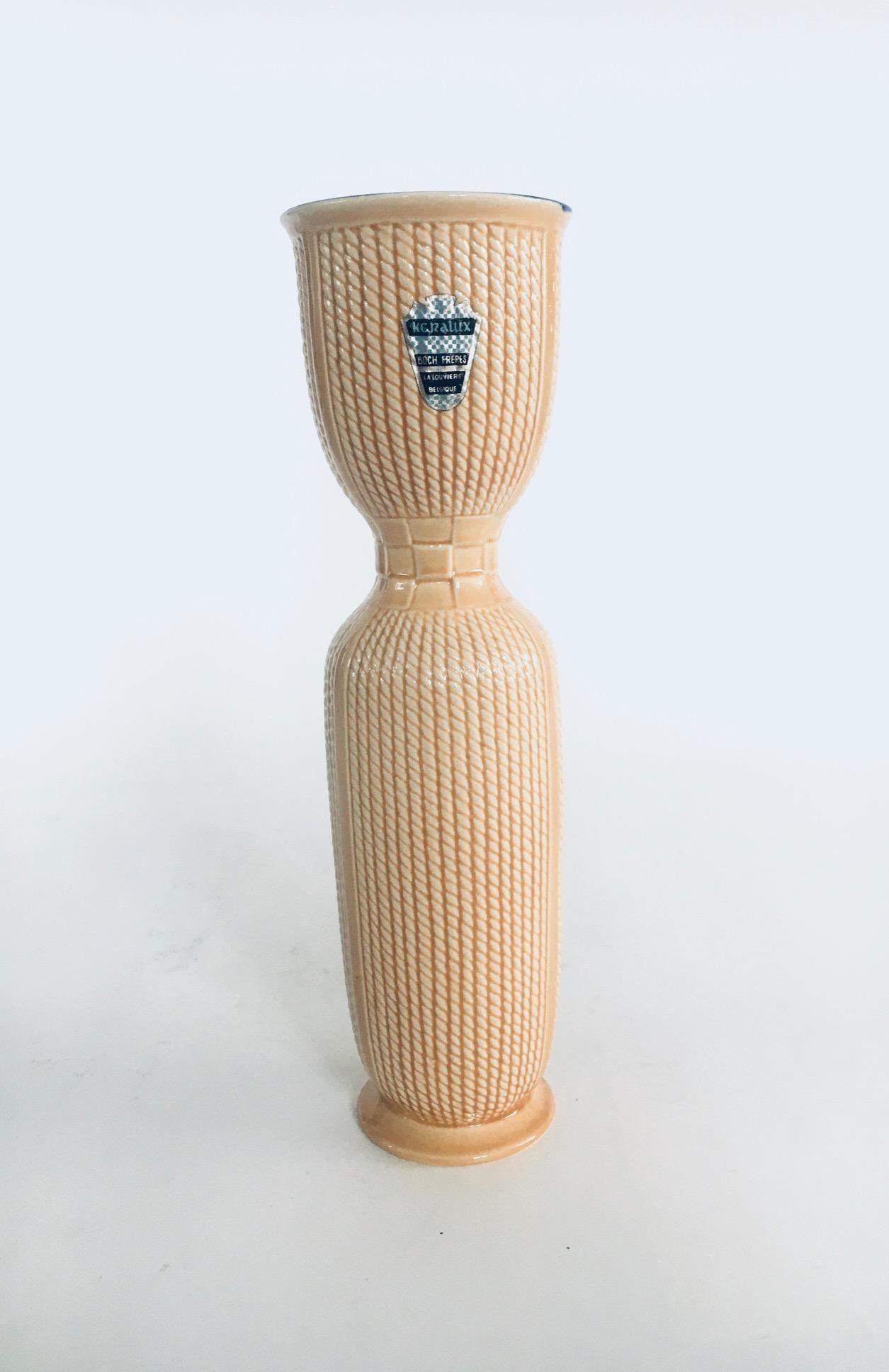 Set di vasi Keralux Studio D'Art di Ernest d'Hossche per Boch Freres, 1956 Belgio in vendita 11