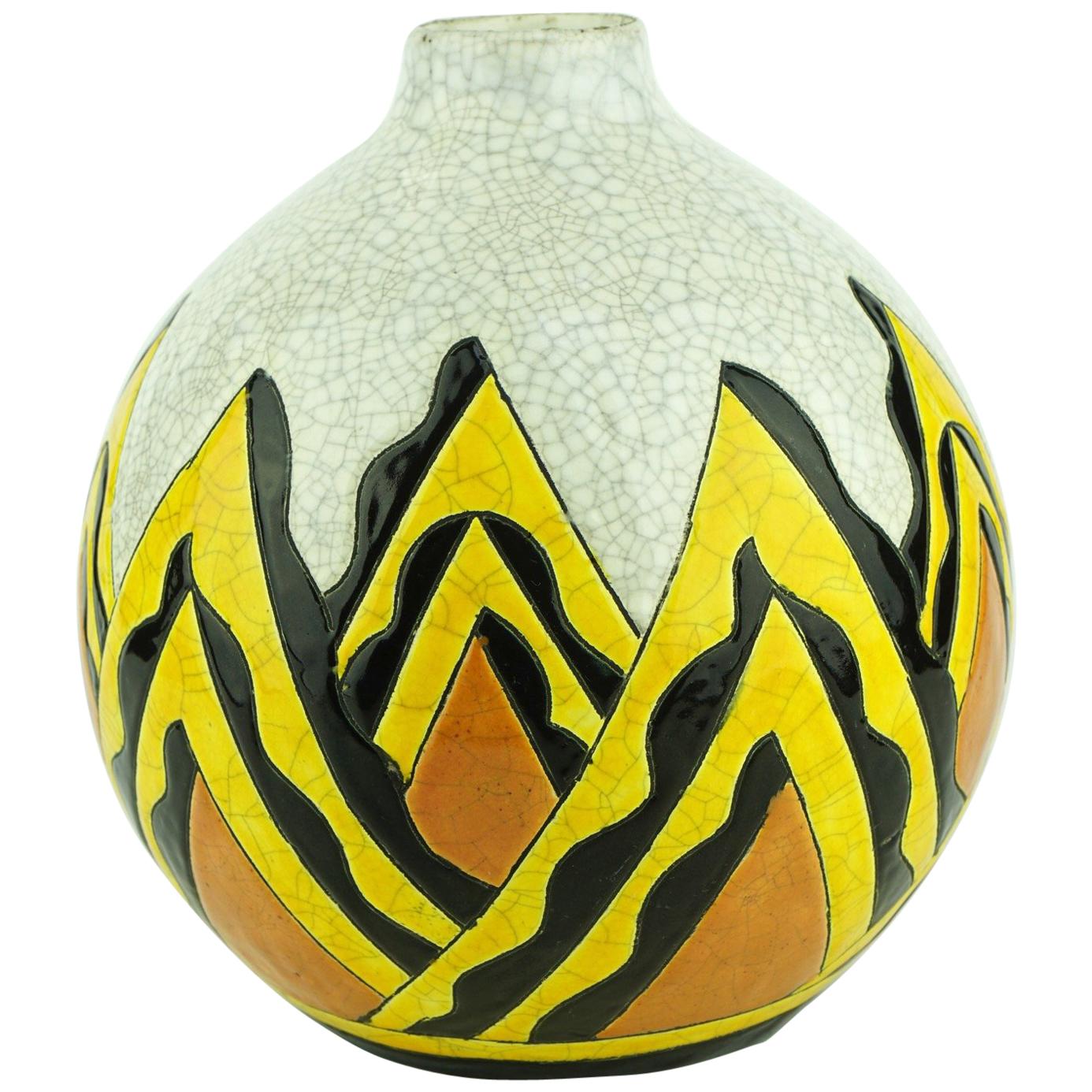 Keramis Boch Abstract Vase