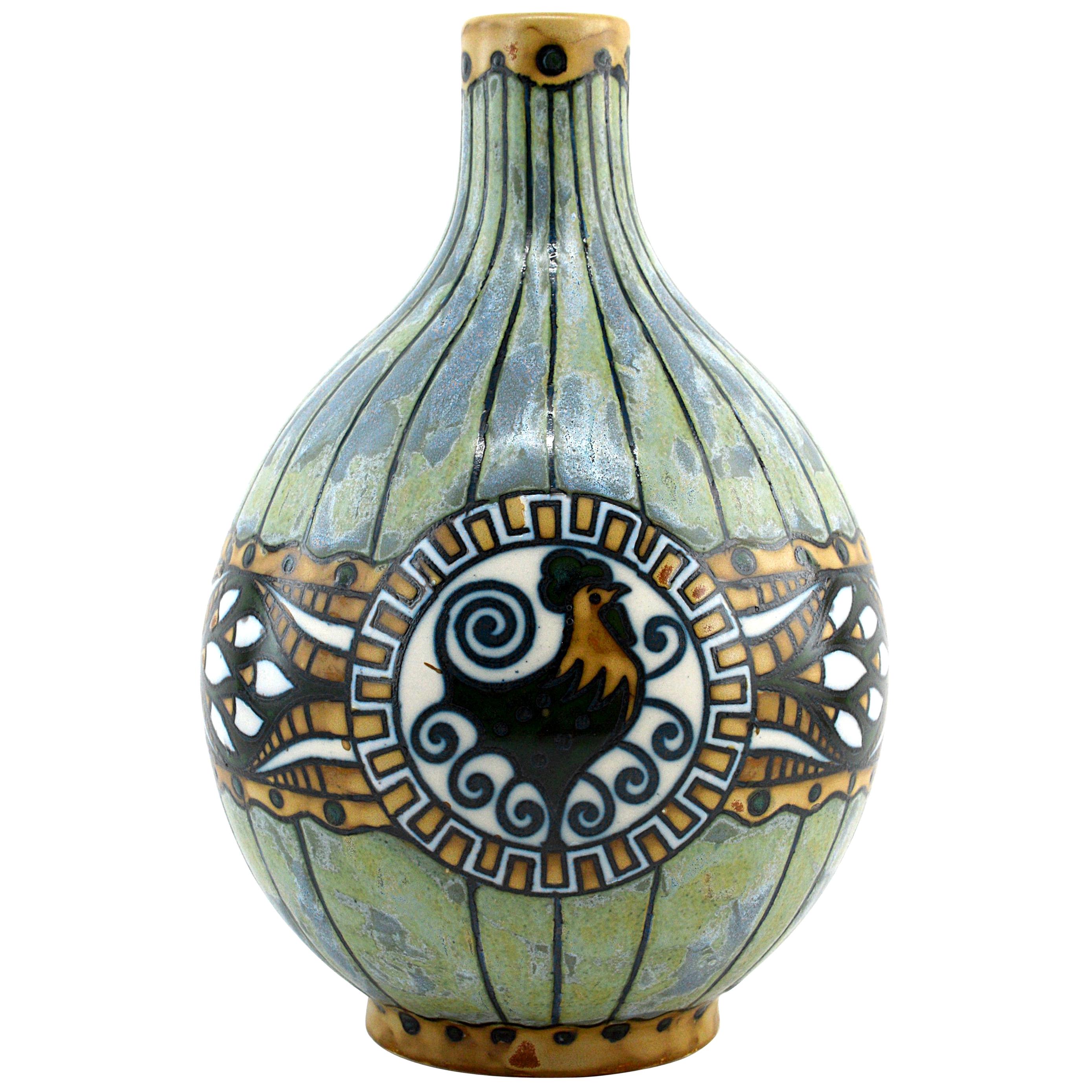 Keramis, Charles Catteau, Stoneware Vase, 1920