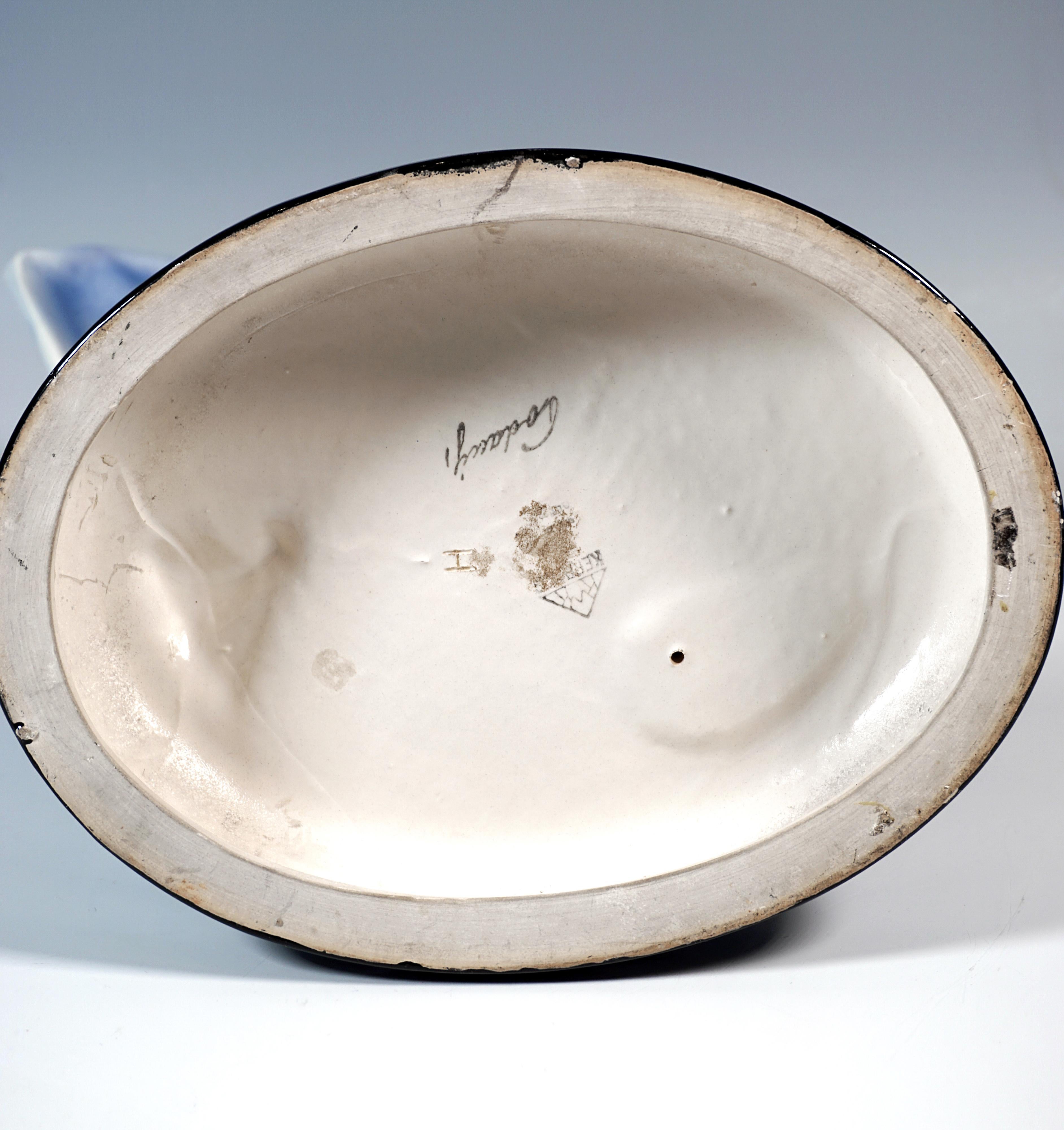 Fait main Keramos Art Déco Danseuse 'Butterfly', par Rudolf Podany, Vienne, Circa 1930 en vente