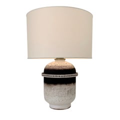 Lampada da tavolo Art Deco firmata Keramos, 1930 circa, Francia.