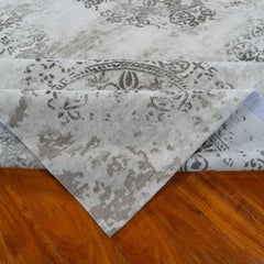 Kerela Transitional Hand-Knotted Wool & Silk Rug – 9' x 12'