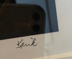 Sally, Gum over Bromide Platinum Nude Girl in Barn