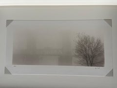 Tower Bridge In Fog, Sacramento California