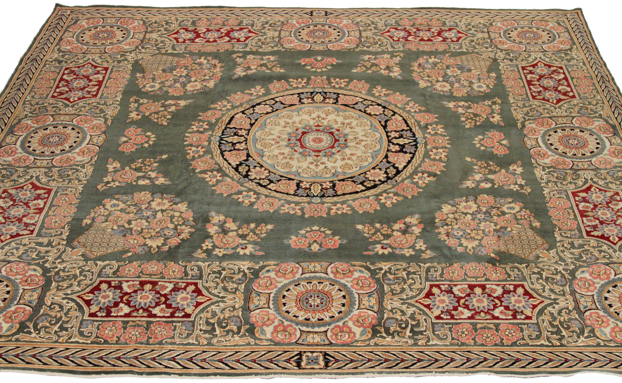 Discover the elegance of this unique Kerman featuring beautiful craftsmanship in Circa 1880. Designed with meticulous attention to detail, this exclusive design is perfect for enhancing your space.