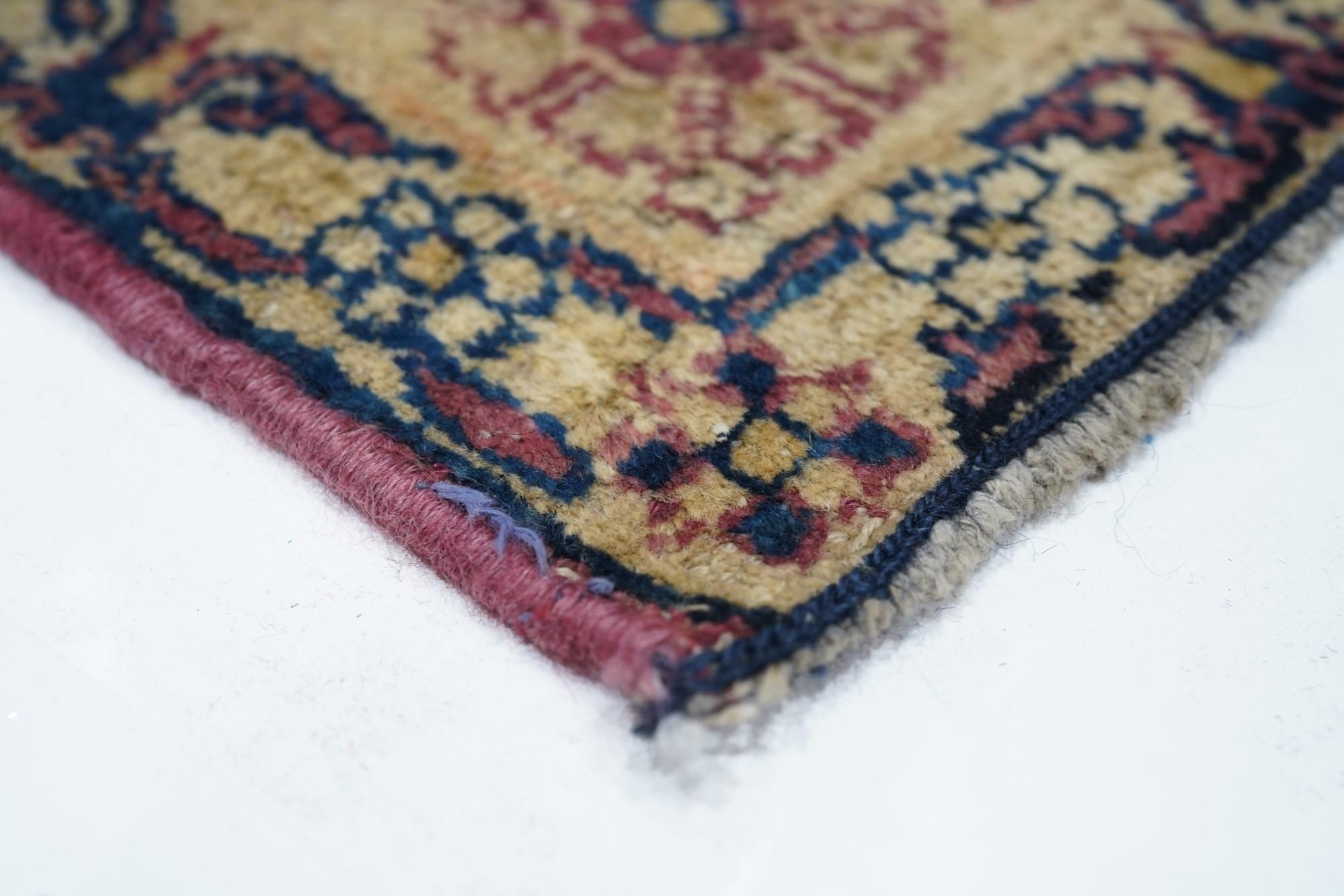 Persian Antique Kerman Rug 2'6'' x 7'0'' For Sale