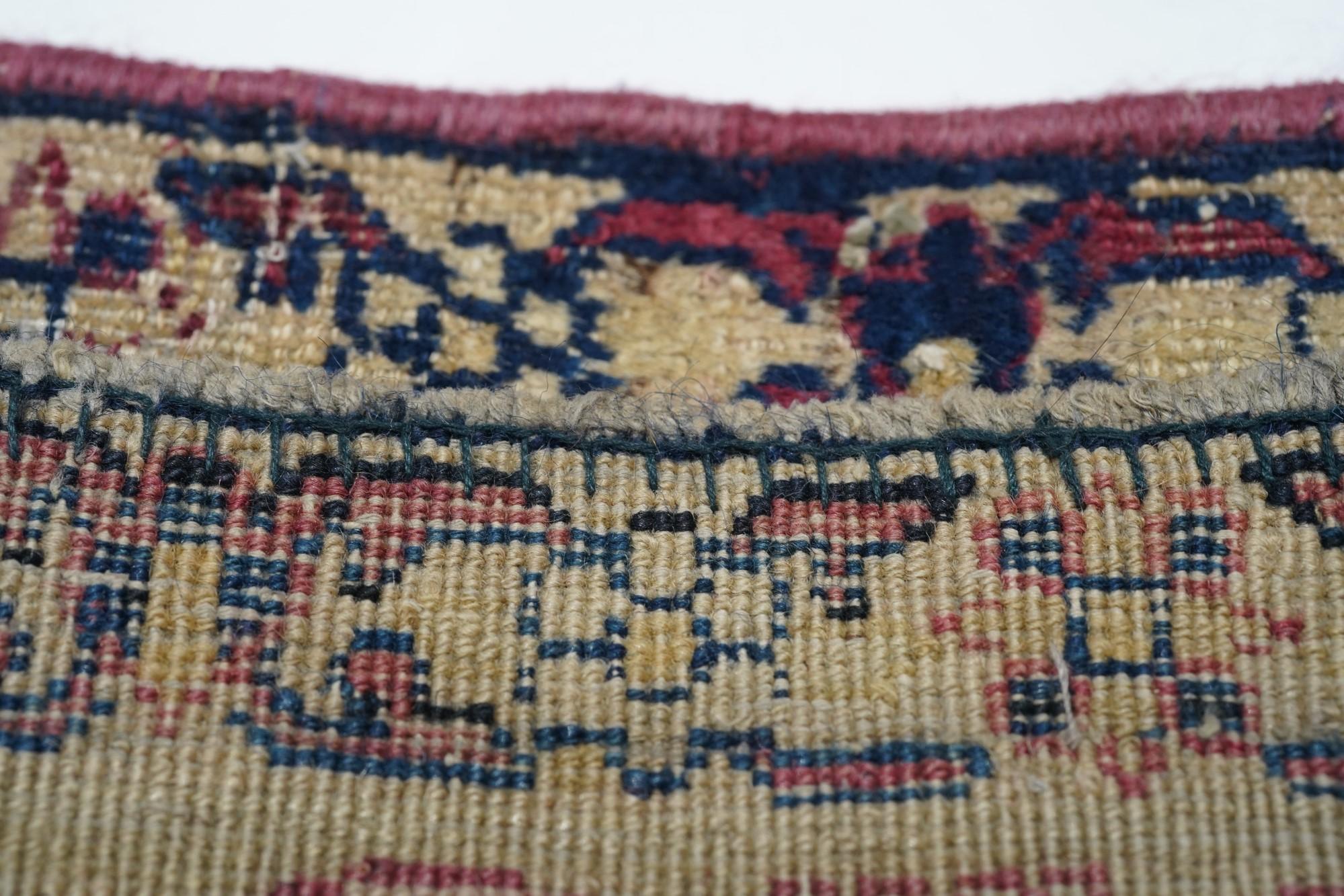 Antique Kerman Rug 2'6'' x 7'0'' For Sale 1