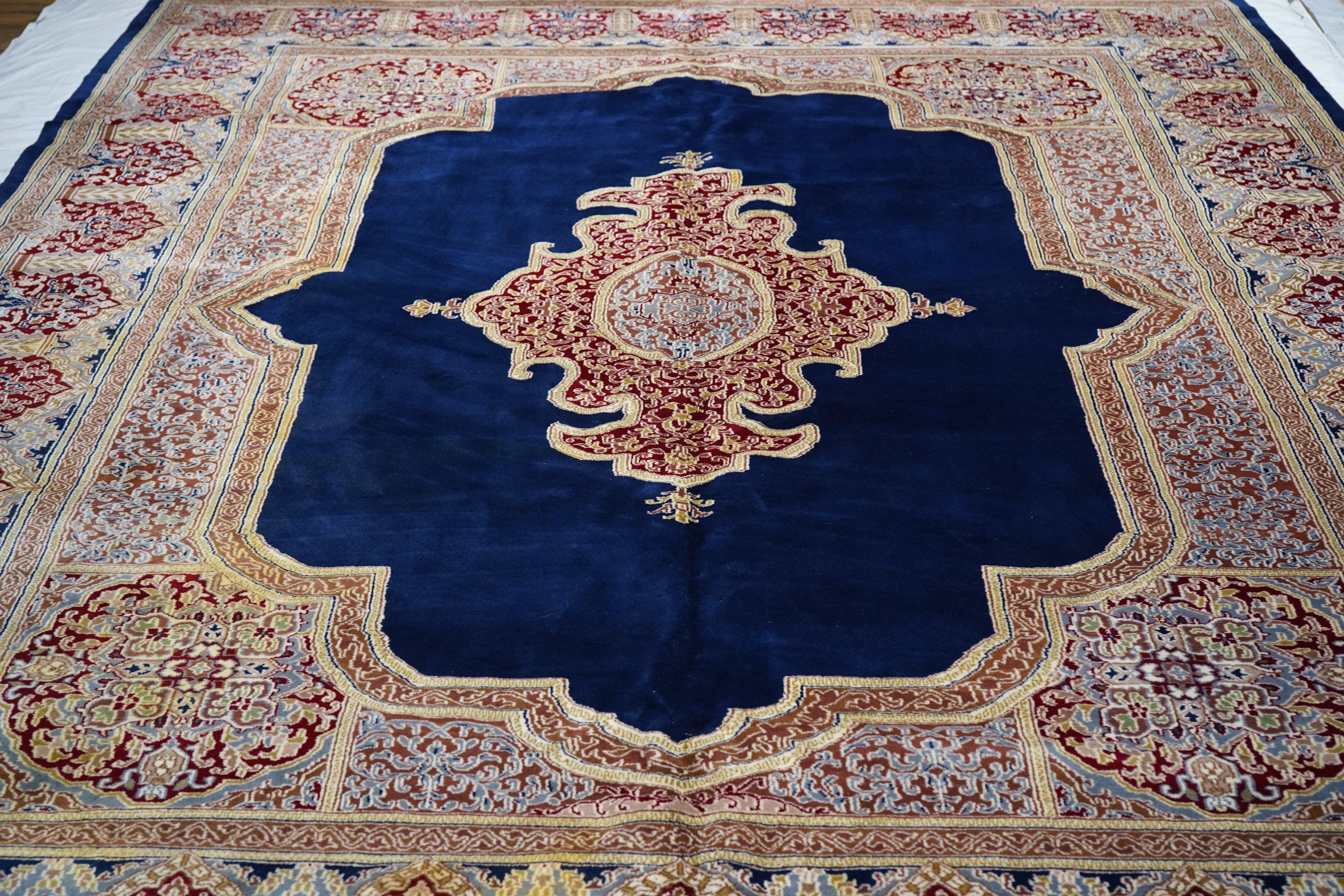 XXI secolo e contemporaneo Tappeto Kerman 9'10'' x 12'7'' in vendita