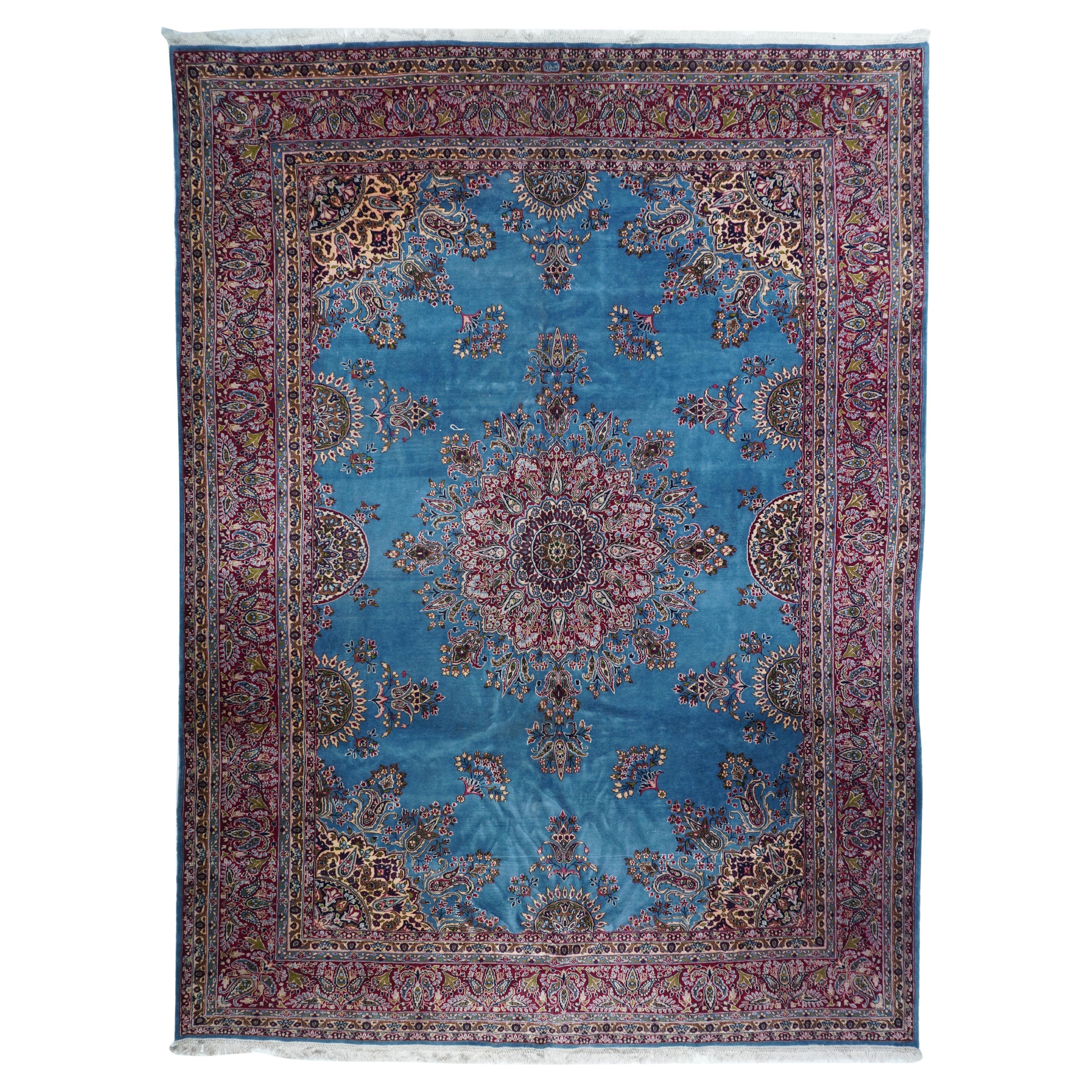 Kerman-Teppich im Vintage-Stil 9'10'' x 13'7''