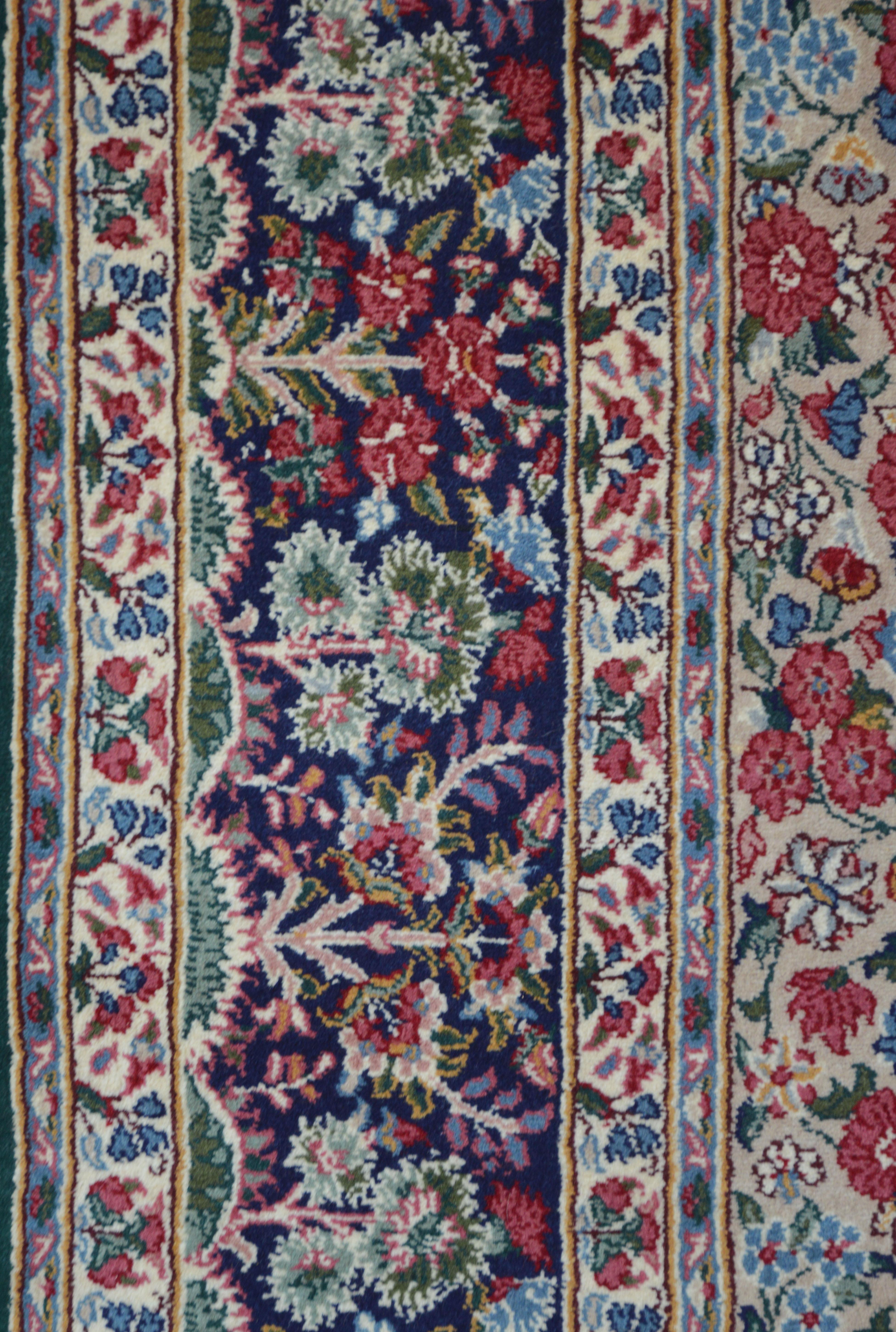 Asian Kerman Style Rug For Sale