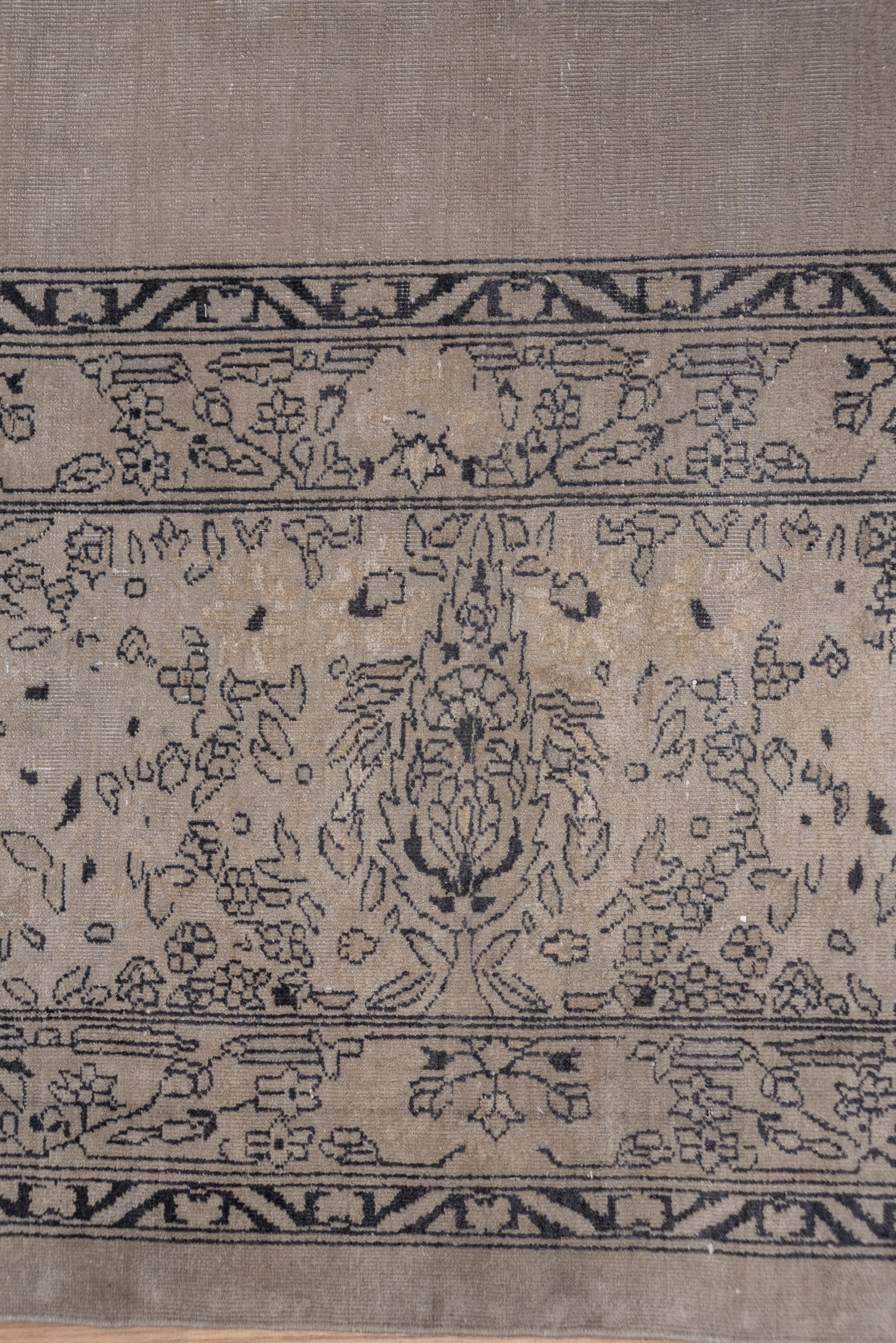 Hand-Knotted Kerman Themed Antique Sivas Carpet For Sale