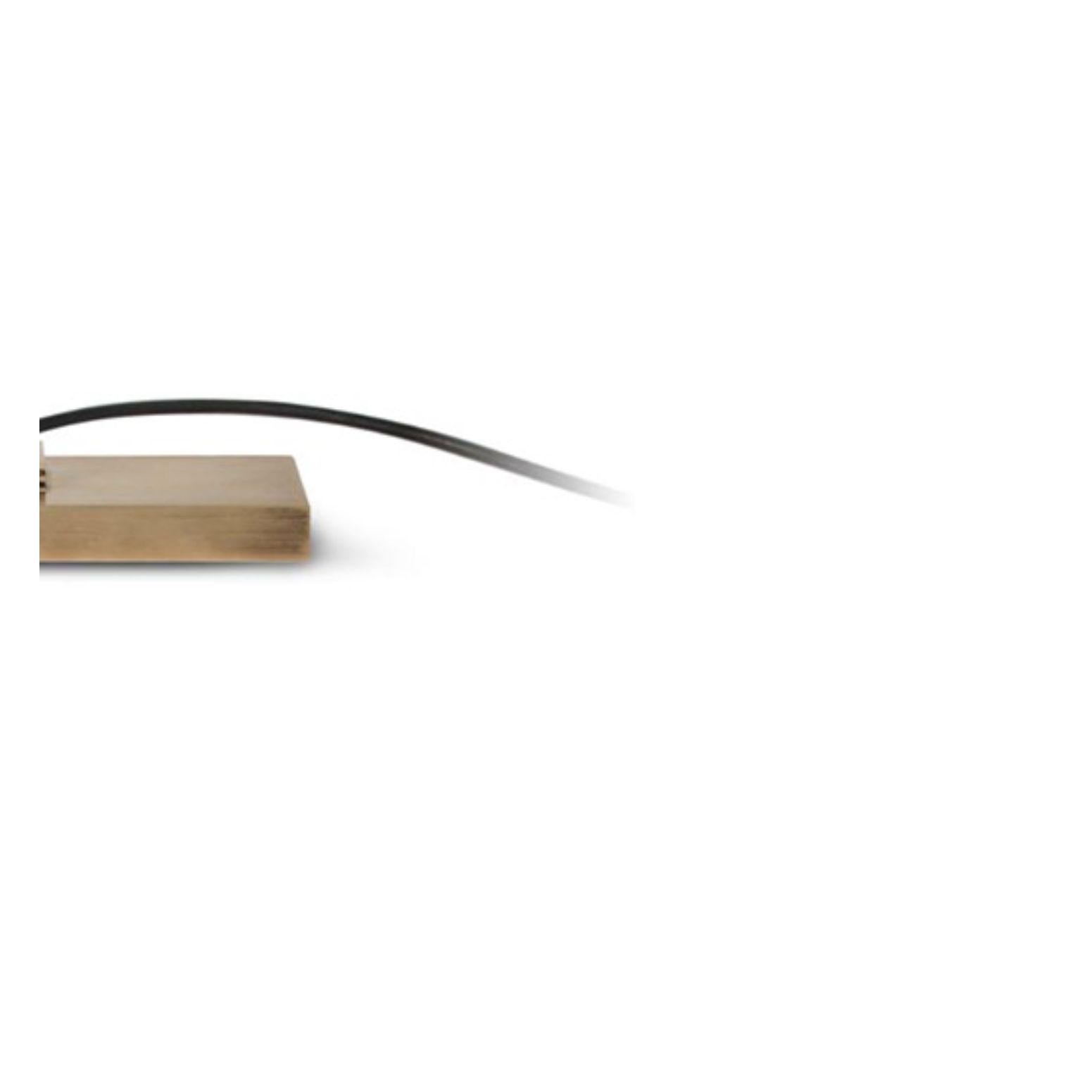 Contemporary Kernal Table Light, Black by Bert Frank