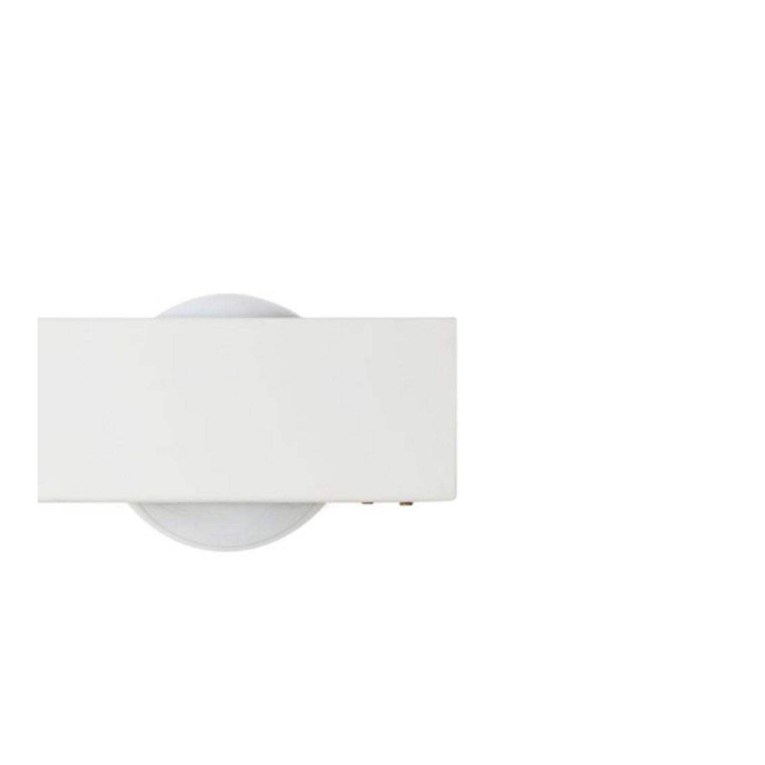 British Kernel Table Light, White by Bert Frank For Sale