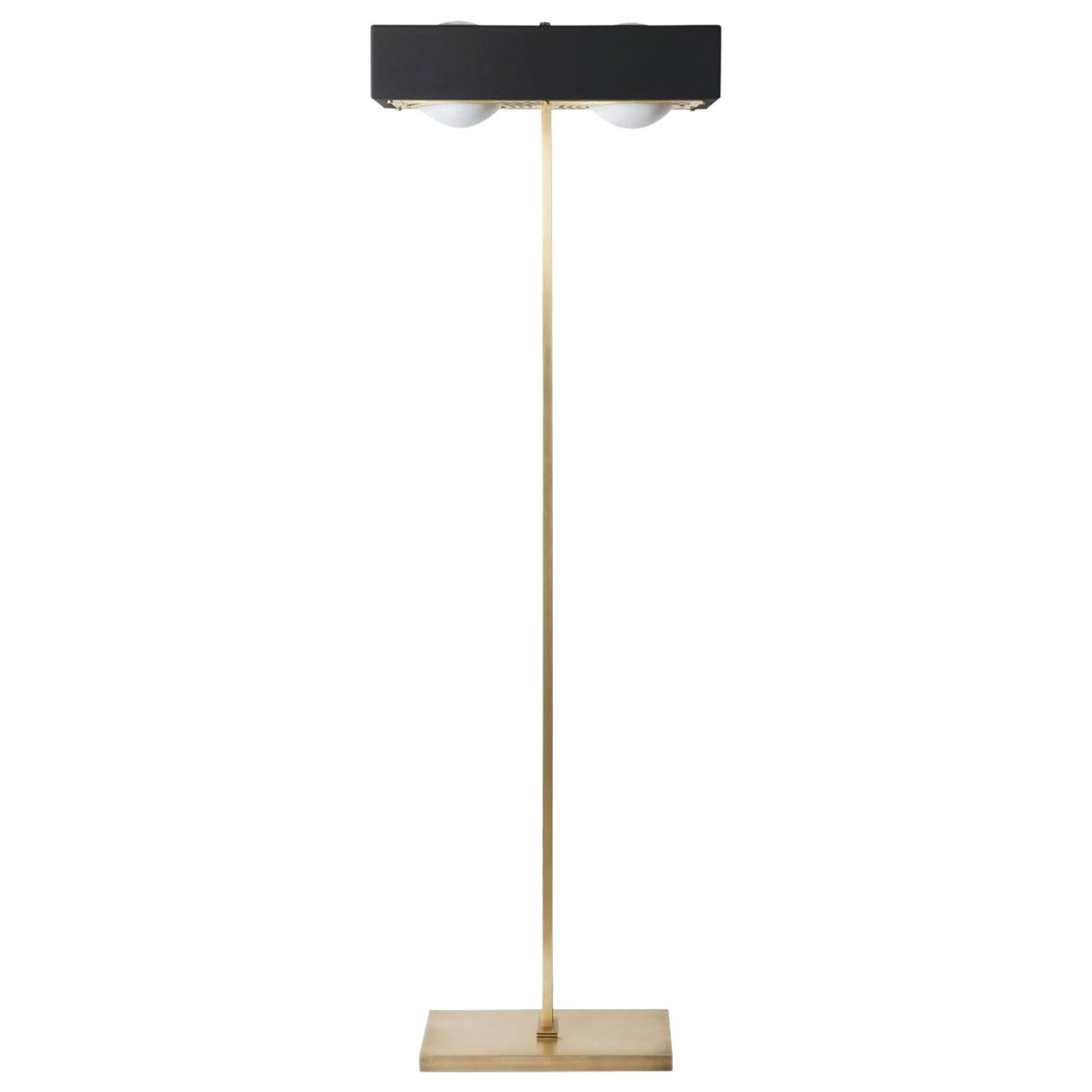 Lampada da terra Kernel, Nero di Bert Frank