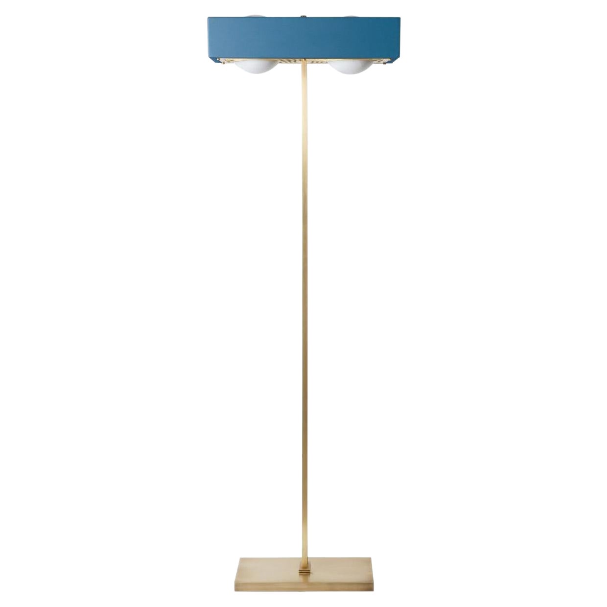 Lampada da terra Kernel, Blu di Bert Frank