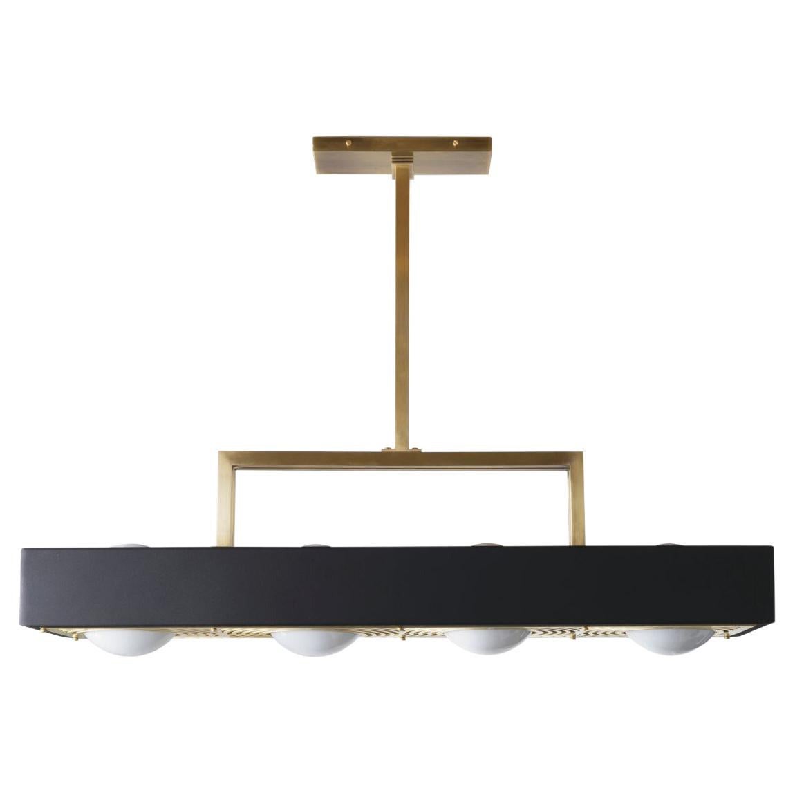 Kernel Pendant Light, Black by Bert Frank For Sale