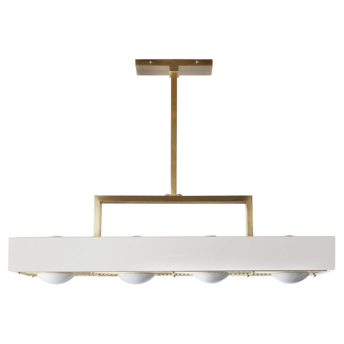 Kernel Pendant Light, White by Bert Frank