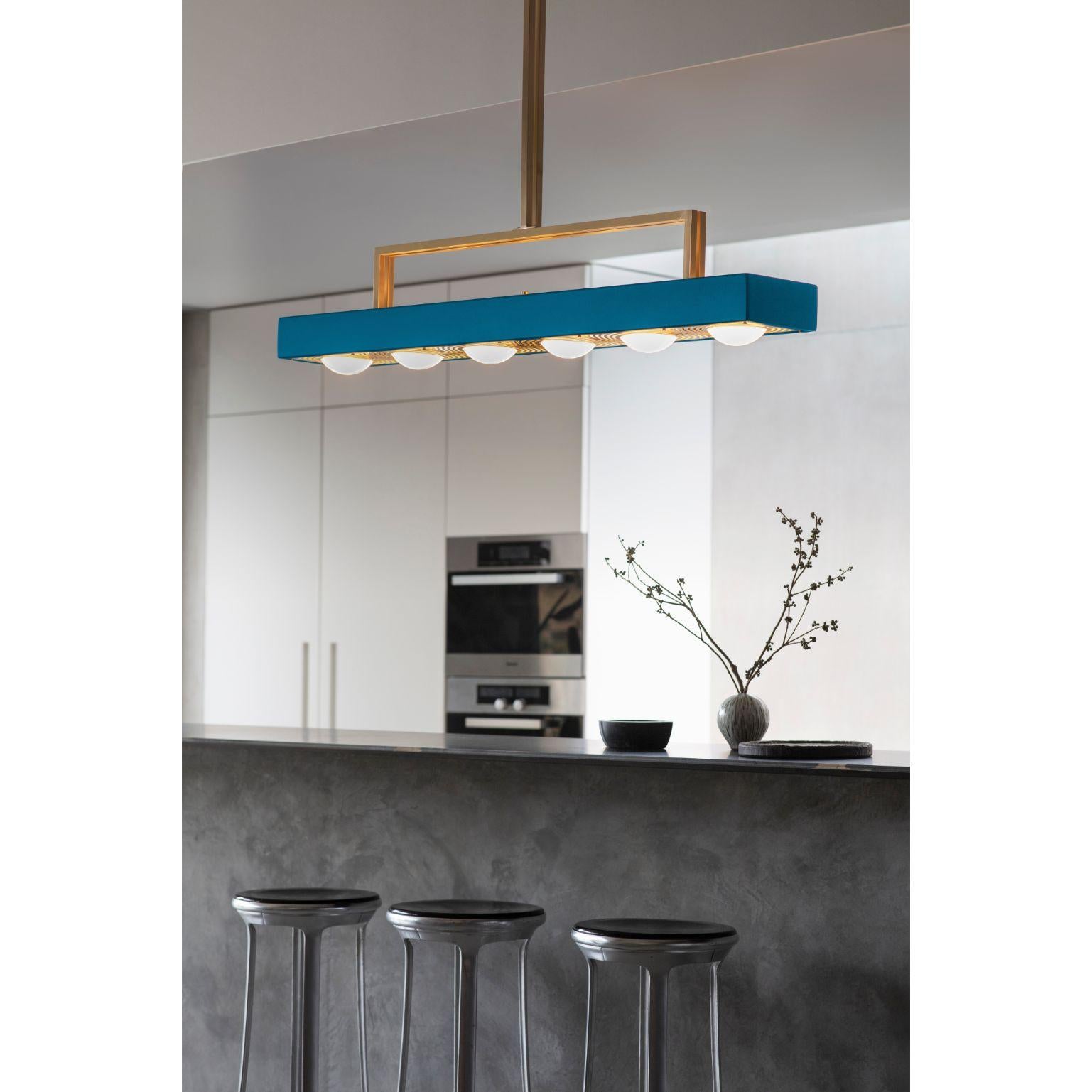 Kernel Pendant Light XL, Blue by Bert Frank In New Condition In Geneve, CH