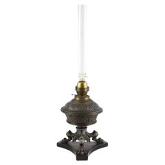 Kerosene Art Nouveau Table Lamp R. DITMAR WIEN.