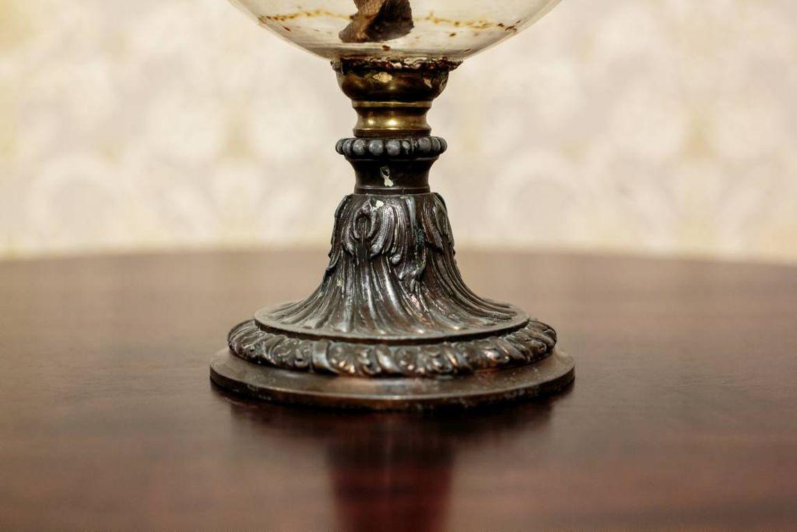 European Kerosene Lamp, circa 1865