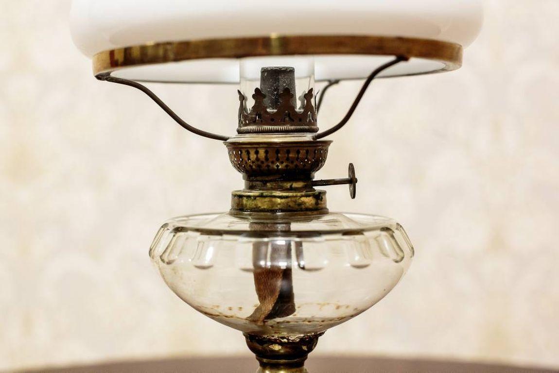 Kerosene Lamp, circa 1865 In Good Condition In Opole, PL