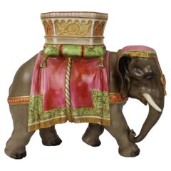 Kerr & Binns Worcester Hadley Elephant, c.1860