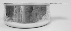Kerr Edwardian Sterling Silver Porringer with Moral Message