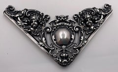 Kerr Set de 4 coins de buvard en argent Sterling