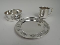 Kerr Sterling Silver Baby Set Rich in Turn-of-the-Century Assumptions