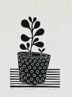 Geld Geldbaum und Kaktus I Diptychon